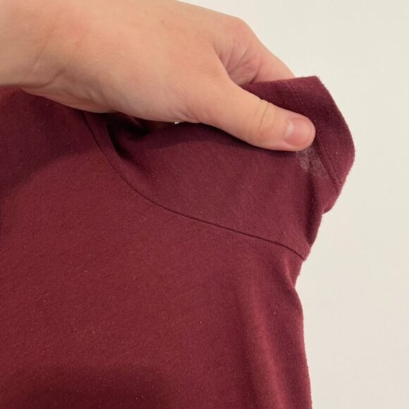 TORRID 2 Plus Size Girlfriend Signature Jersey V-Neck Tee Burgundy Maroon TShirt - Picture 12 of 16